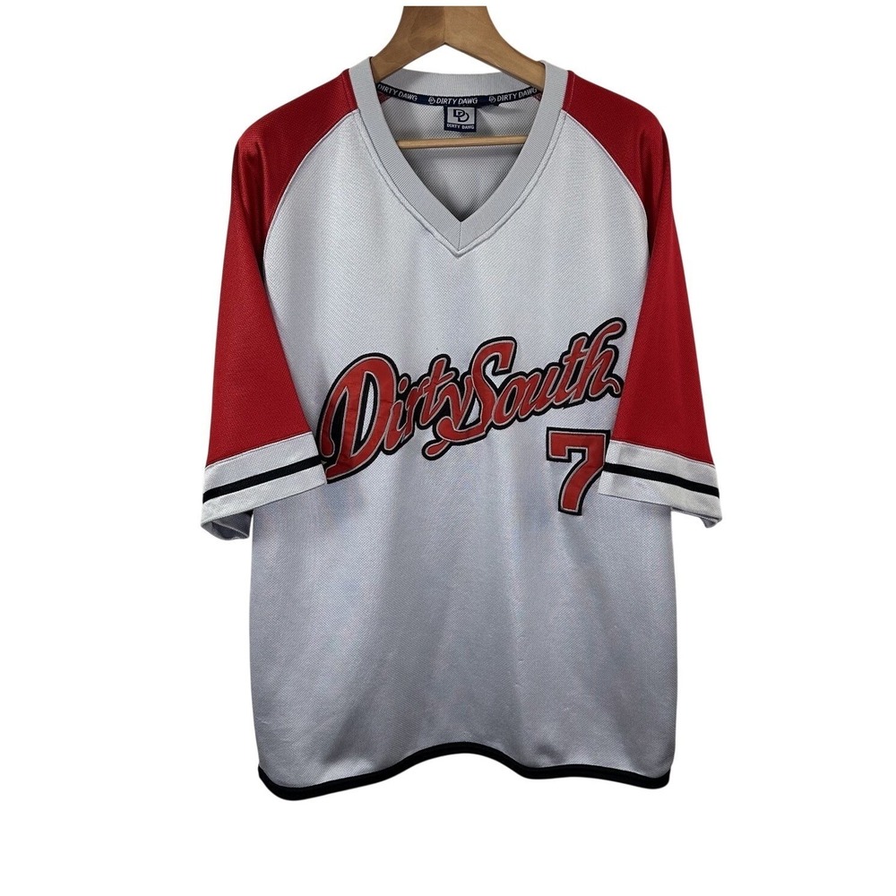 Vintage FUBU City Series Players 7 Jersey Dirty South 90s Hip Hop‎ Y2K Mens XL